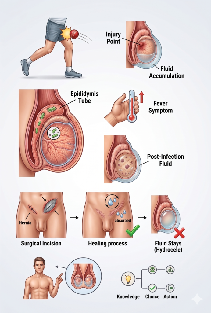 hydrocele symptoms