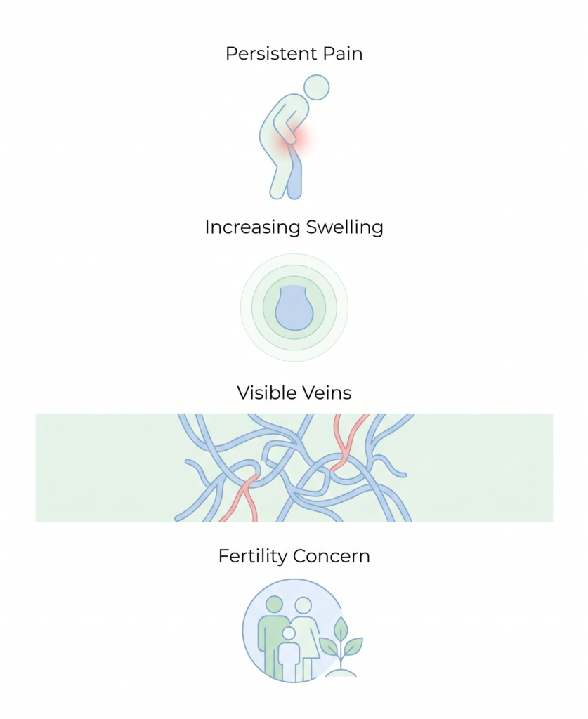 varicocele symptoms