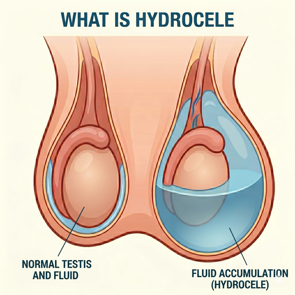 hydrocele symptoms